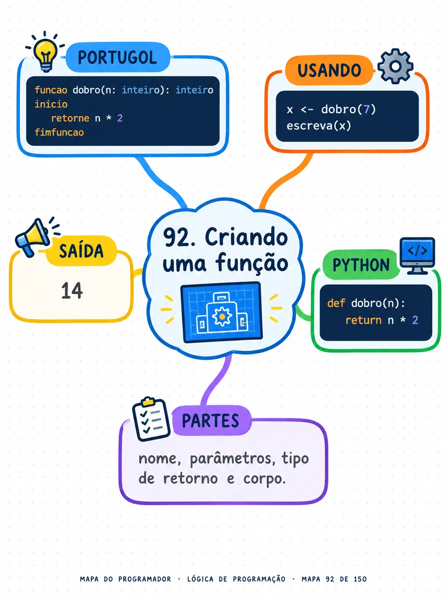 Mapa mental: funções