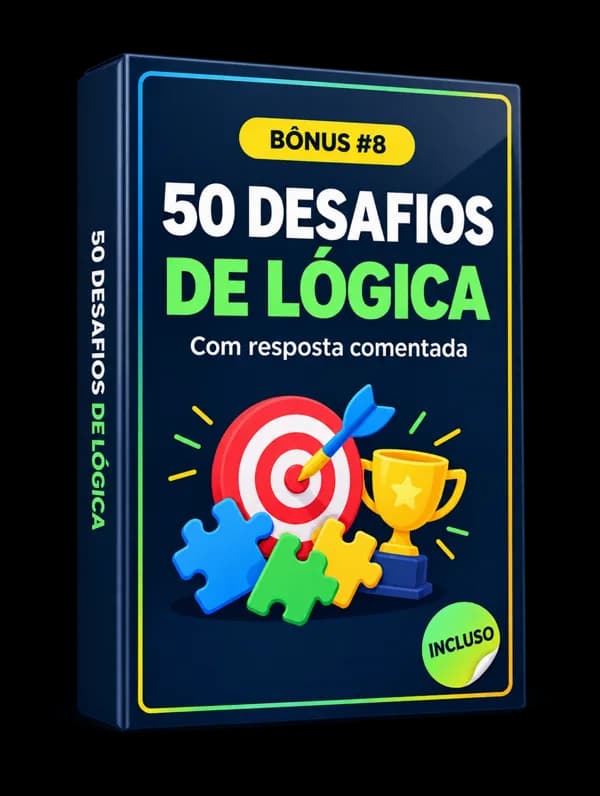 50 Desafios de Lógica com Resposta Comentada